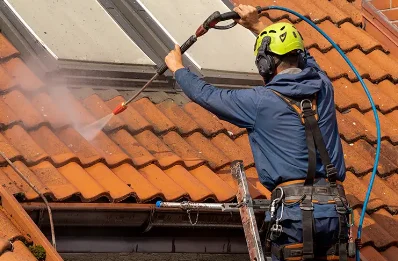 Démoussage et hydrofuge de toiture à Carsan